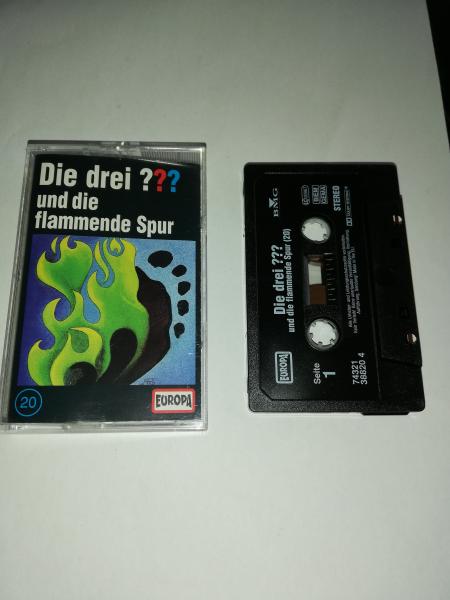 Die Drei Fragezeichen Folge 20 und die flammende Spur Schwarz 8287679761 4/2