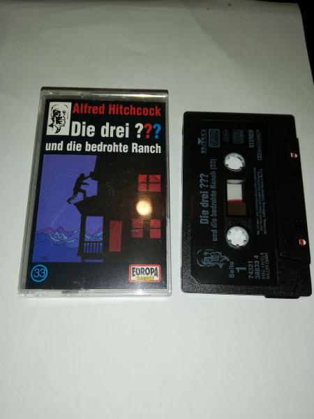 Die Drei Fragezeichen Folge 33 und die bedrohte Ranch Schwarz 7432138833 4 PC 209