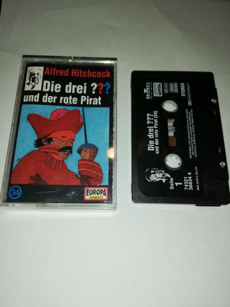 Die Drei Fragezeichen Folge 34 und der rote Pirat Schwarz 7432138834 4