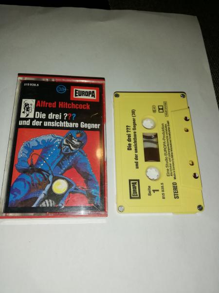 Die Drei Fragezeichen Folge 38 und der unsichtbare Gegner 4-fach geschraubt Gelb 515938.5 Europa