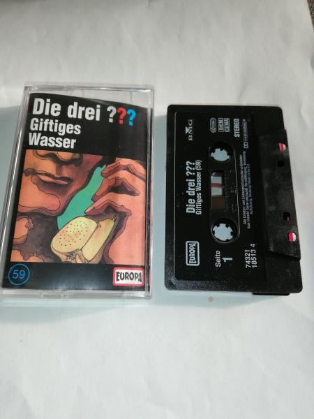 Die Drei Fragezeichen Folge 59 Giftiges Wasser Schwarz 7432118513 4(Schriftzug Logo fehlt)