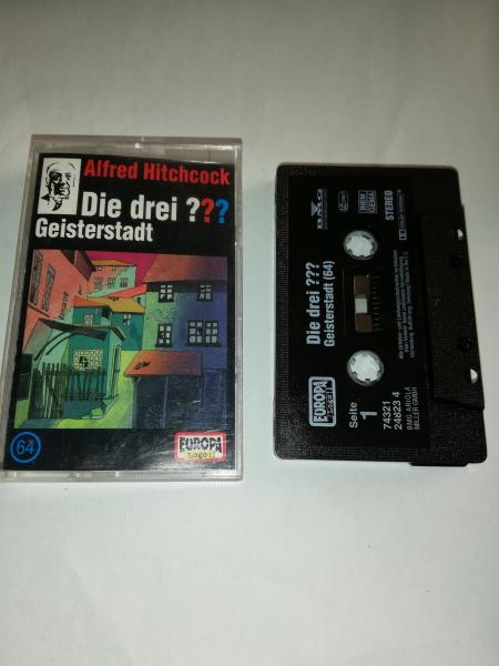 Die Drei Fragezeichen Folge 64 Geisterstadt Schwarz 7432124823 4 PC 209 Europa