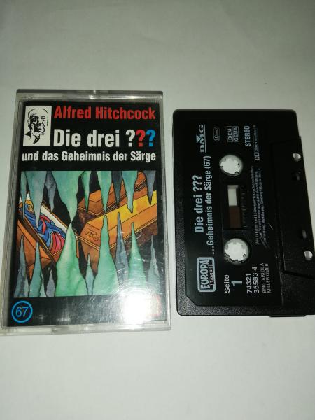 Die Drei Fragezeichen Folge 67 und das Geheimnis der Särge Schwarz 7432135583 4 PC 209 Europa