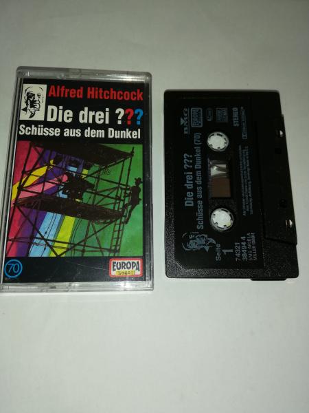 Die Drei Fragezeichen Folge 70 Schüsse aus dem Dunkel Schwarz 7432138494 4 PC 209 Europa