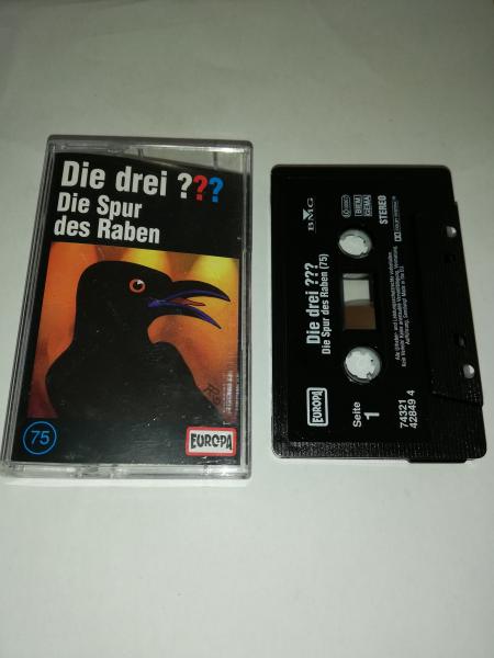 Die Drei Fragezeichen Folge 75 Die Spur des Raben Schwarz 7432142849 4(Schriftzug Logo fehlt)