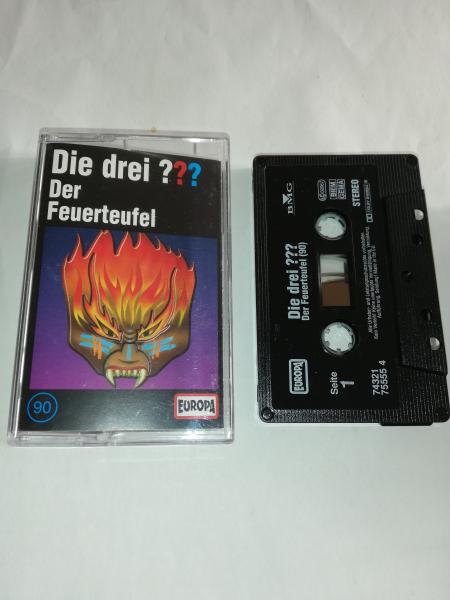 Die Drei Fragezeichen Folge 90 Der Feuerteufel Schwarz 7432175555 4(Schriftzug Logo fehlt)