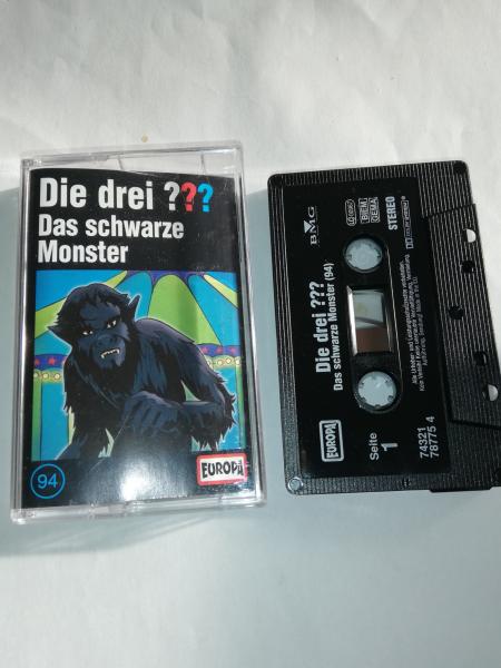 Die Drei Fragezeichen Folge 94 Das schwarze Monster Schwarz 7432178775 4(Schriftzug Logo fehlt)