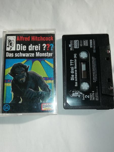 Die Drei Fragezeichen Folge 94 Das Schwarze Monster Schwarz 7432178775 4 Europa