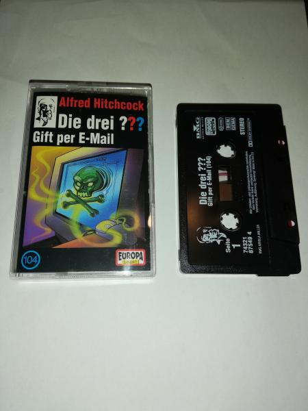 Die Drei Fragezeichen Folge 104 Gift per E-Mail Schwarz 7432187549 4 Europa