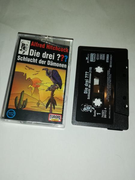 Die Drei Fragezeichen Folge 112 Schlucht der Dämonen Schwarz 7432199112 4 Europa