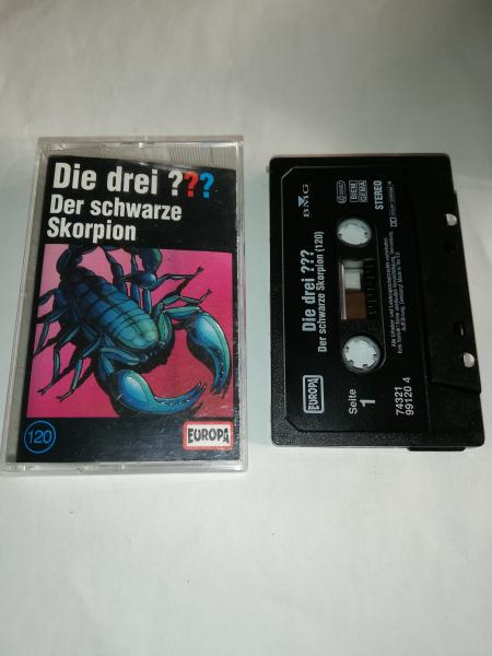 Die Drei Fragezeichen Folge 120 Der Schwarze Skorpion Schwarz 7432199120 4(Schriftzug Logo fehlt)
