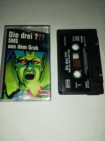 Die Drei Fragezeichen Folge 129 SMS aus dem Grab Schwarz  8287667129 4 Europa