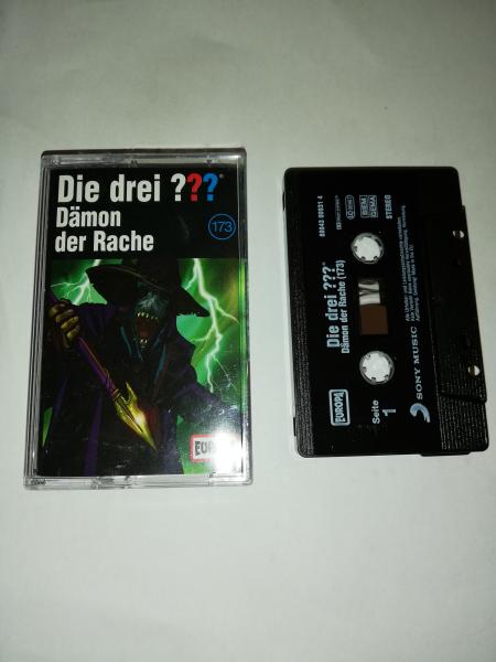 Die Drei Fragezeichen Folge 173 Dämon der Rache Schwarz 8884300931 4