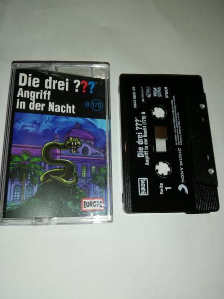 Die Drei Fragezeichen Folge 175B Angriff in der Nacht Schwarz 8884300933 4/2