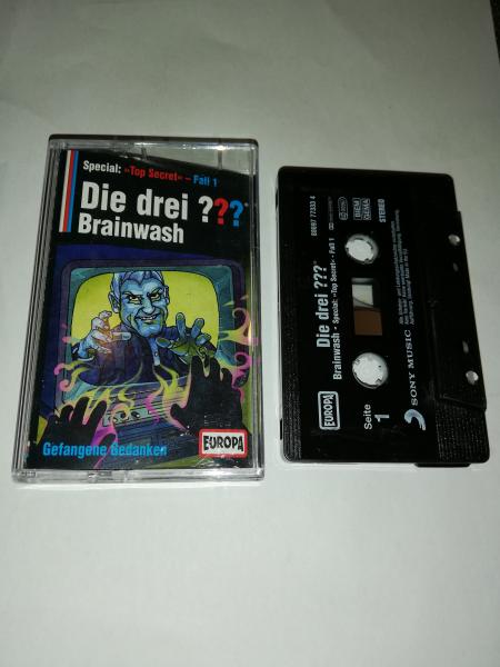 Die Drei Fragezeichen Folge Brainwash Top Secret Fall 1 Schwarz 8869777333 4 Europa