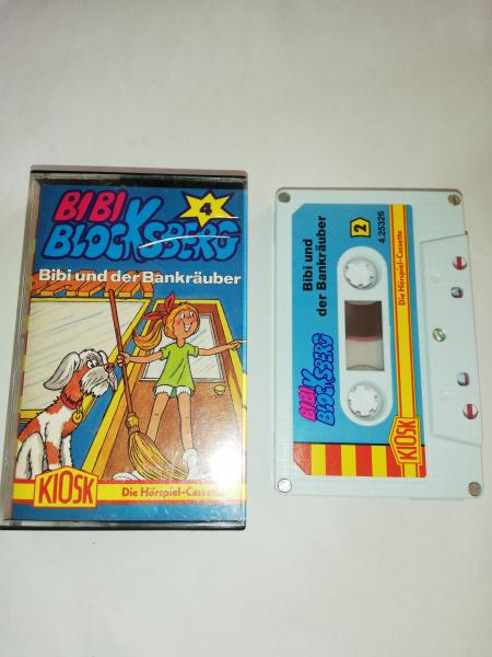Bibi Blocksberg Folge 4 Der Bankräuber 5-fach geschraubt Weiß mit Blauen Cover 4.27604 CD
