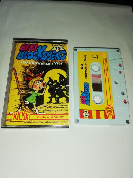 Bibi Blocksberg Folge 15 Die Schwarzen Vier 5-fach geschraubt Weiß mit Gelben Cover 4.27615 CD Kiosk