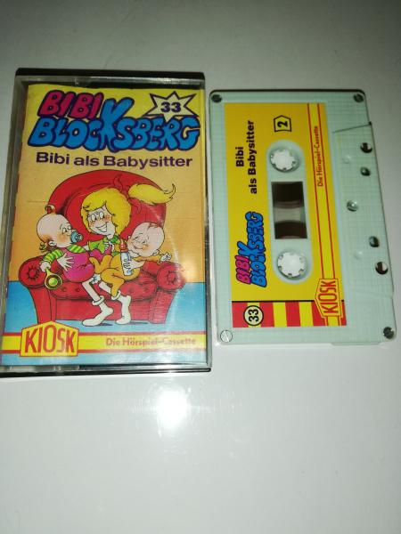 Bibi Blocksberg Folge 33 Bibi als Babysitter 5-fach geschraubt Weiß mit Gelben Cover 4.27633 CD