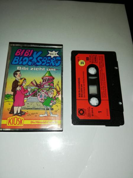 Bibi Blocksberg Vol.2 Bibi zieht um 4-fach schwarz geschraubt Schwarz mit Roten Cover 31 821-2 Sonocord Kiosk