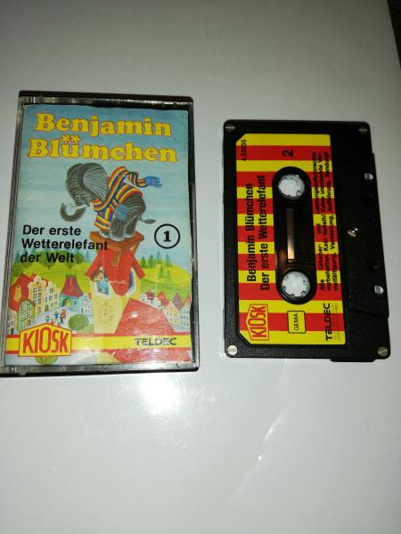 Benjamin Blümchen Folge 1 Der erste Wetterelefant der Welt 5-fach geschraubt Rot Gelb 4.23935 CD Teldec
