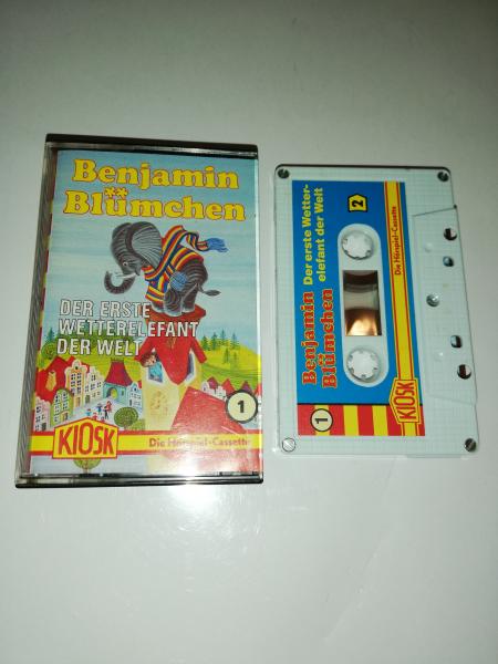 Benjamin Blümchen Folge 1 Der erste Wetterelefant der Welt 5-fach geschraubt Weiß mit Blauen Cover 4.27501 CD