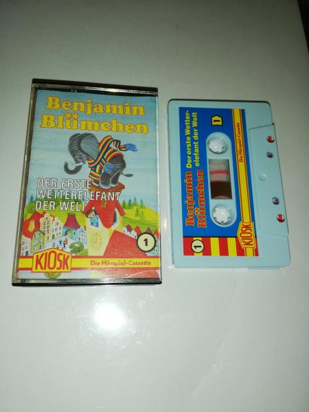 Benjamin Blümchen Folge 1 Der erste Wetterelefant der Welt Weiß mit Blauen Cover 4.27501 CD