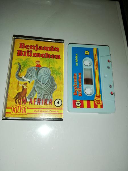 Benjamin Blümchen Folge 4 in Afrika Weiß mit Blauen Cover 4.27504 CD Kiosk