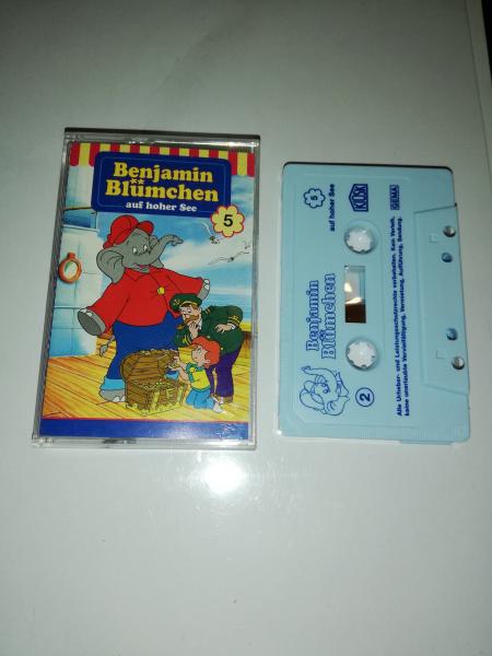 Benjamin Blümchen Folge 5 Auf hoher See Weiß mit Blauen Druck 4.27505