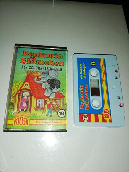 Benjamin Blümchen Folge 18 als Schornsteinfeger Weiß mit Blauen Cover 4.27518 CD