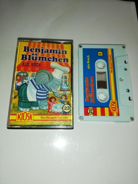 Benjamin Blümchen Folge 23 als Koch 5-fach Silber geschraubt Weiß mit Blauen Cover 4.27523 CD