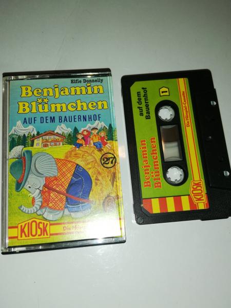 Benjamin Blümchen Folge 27 auf dem Bauernhof 4-fach Schwarz geschraubt Schwarz mit Grünen Cover 4.25478 CD