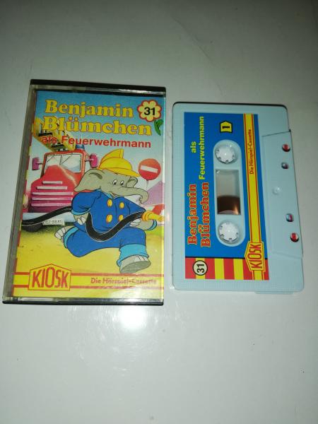 Benjamin Blümchen Folge 31 als Feuerwehrmann Weiß mit Blauen Cover 4.27531 Kiosk