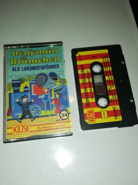 Benjamin Blümchen Folge 34 als Lokomotivführer 4-fach Schwarz geschraubt Rot Gelb 4.25923 CD