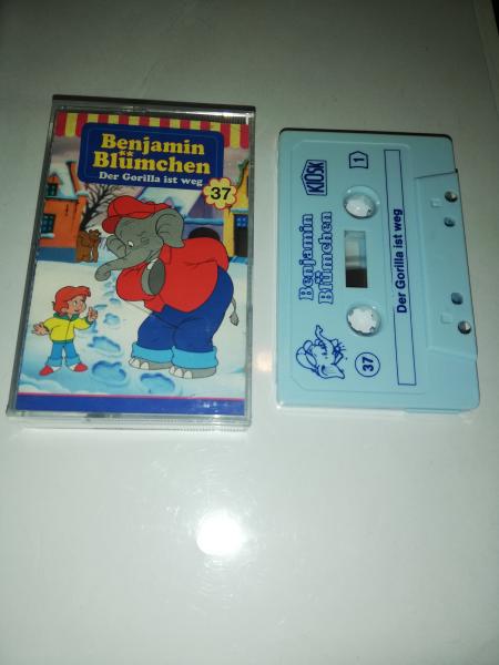 Benjamin Blümchen Folge 37 Der Gorilla ist weg Weiß mit Blauen Druck 4.27537 (Blaues Kioskcover)