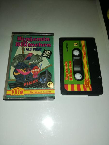Benjamin Blümchen Folge 41 als Pirat 4-fach Schwarz geschraubt Schwarz mit Grünen Cover 4.26102 CD