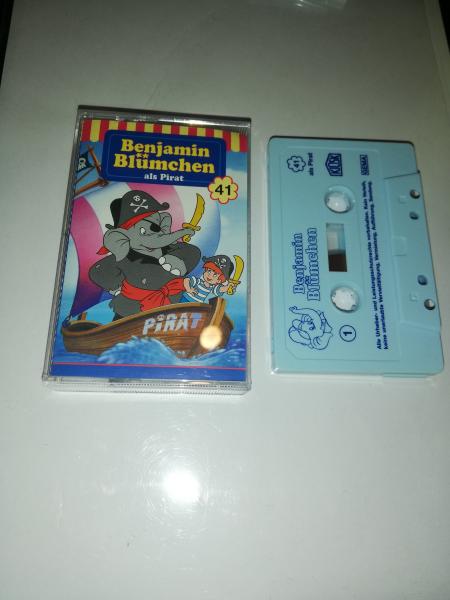 Benjamin Blümchen Folge 41 als Pirat Weiß mit Blauen Druck 4.27541 (Blaues Kioskcover)