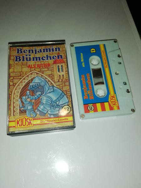 Benjamin Blümchen Folge 42 als Ritter 5-fach Silber geschraubt Weiß mit Blauen Cover 4.27542 CD