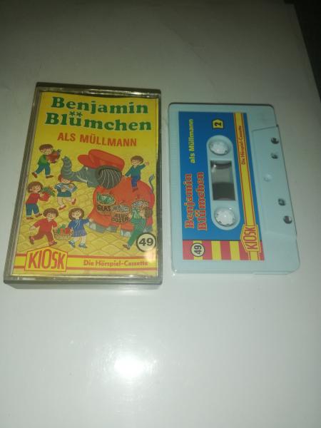 Benjamin Blümchen Folge 49 als Müllmann Weiß mit Blauen Cover 4.27549 CD