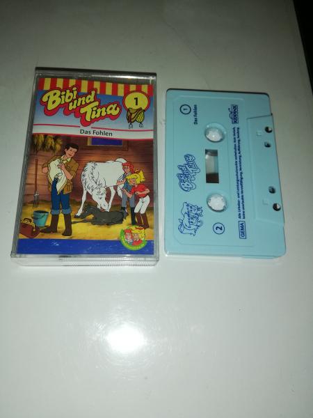 Bibi und Tina Folge 1 Das Fohlen Weiß mit Blauen Druck 4.27101 Kiddinx