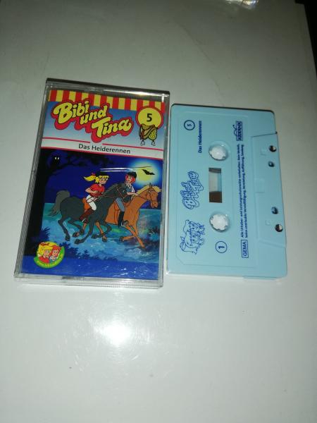 Bibi und Tina Folge 5 Das Heiderennen Weiß mit Blauen Druck 4.27105 Kiddinx