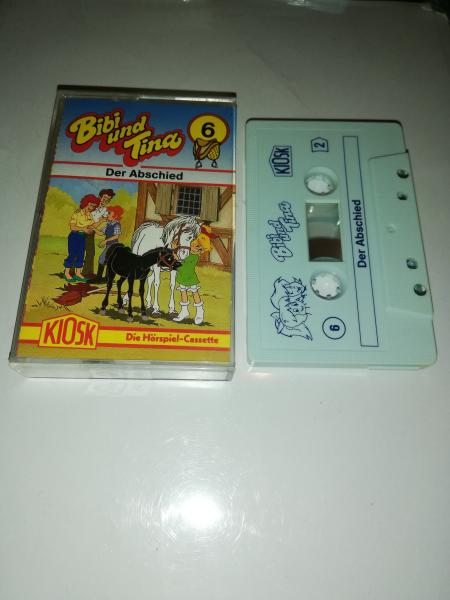 Bibi und Tina Folge 6 Der Abschied Weiß mit Blauen Druck 4.27106