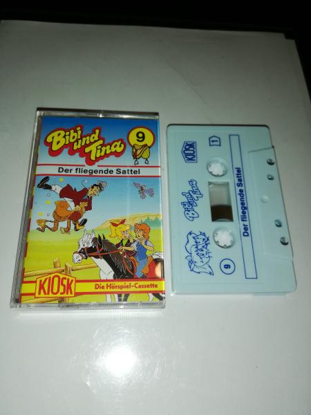 Bibi und Tina Folge 9 Der fliegende Sattel Weiß mit Blauen Druck (Rot-Gelbes Kioskcover) Der Grüne Punkt