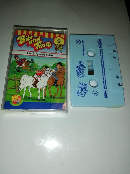 Bibi und Tina Folge 9 Der fliegende Sattel Weiß mit Blauen Druck 4.27109 Kiddinx