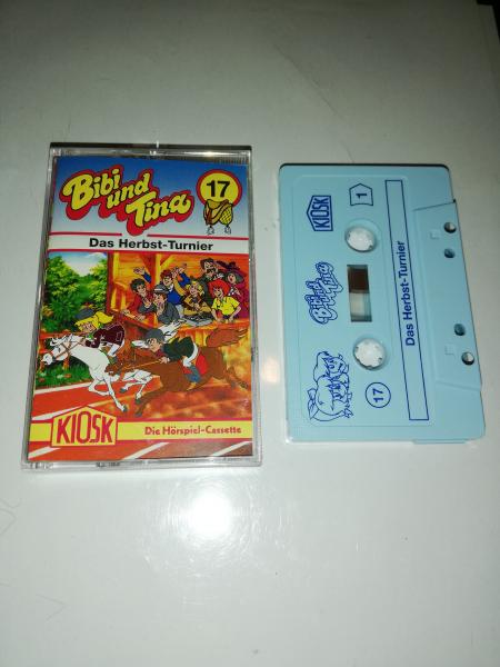 Bibi und Tina Folge 17 Das Herbst-Turnier Weiß mit Blauen Druck 4.27117 Kiosk(Rot Gelbes Kioskcover)