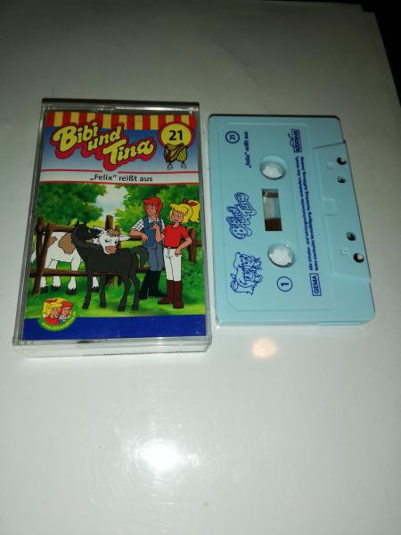 Bibi und Tina Folge 21 Felix reißt aus Weiß mit Blauen Druck 4.27121 Kiddinx