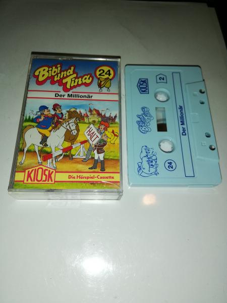 Bibi und Tina Folge 24 Der Millionär Weiß mit Blauen Druck 4.27124 Kiosk(Rot-Gelbes Kiosk-Cover)