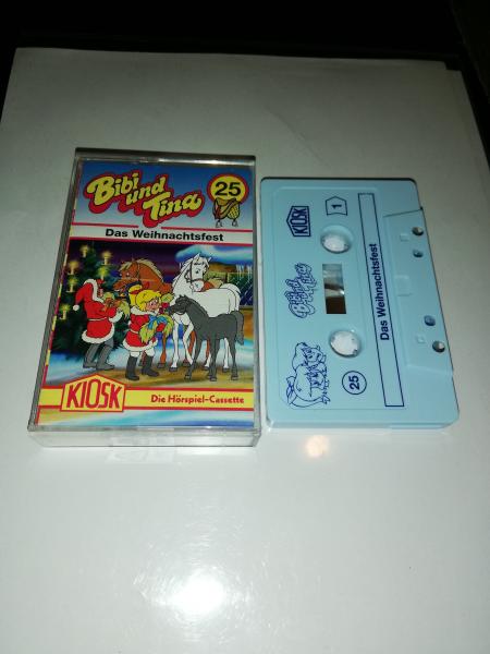 Bibi und Tina Folge 25 Das Weihnachtsfest Weiß mit Blauen Druck 4.27125 Kiosk(Rot Gelbes Kioskcover)
