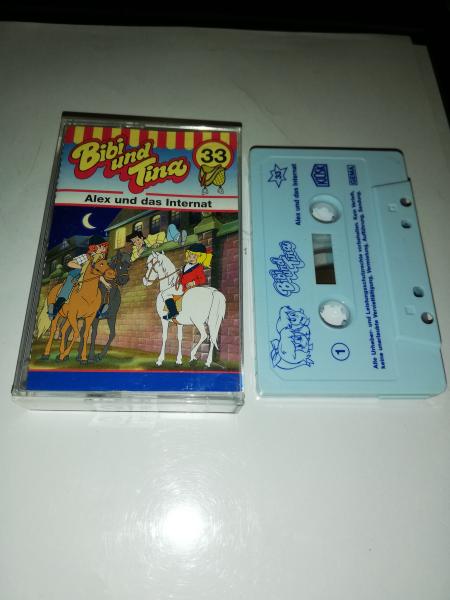 Bibi und Tina Folge 33 Alex und das Internat Weiß mit Blauen Druck 4.27133