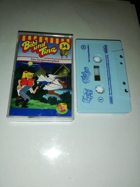 Bibi und Tina Folge 34 Das Gespensterpferd Weiß mit Blauen Druck 4.27134 Kiddinx