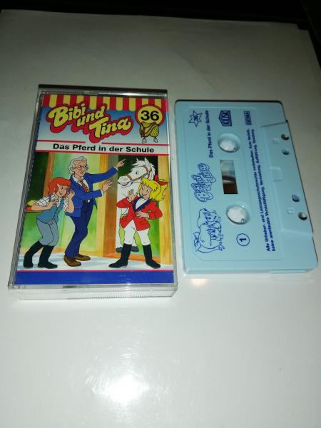 Bibi und Tina Folge 36 Das Pferd in der Schule Weiß mit Blauen Druck 4.27136 Kiosk